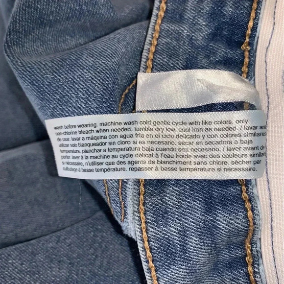 Eloquii Wide Leg Jeans Paperbag High Waist Plus Sz 28 Medium Wash Denim Pants - Picture 9 of 9